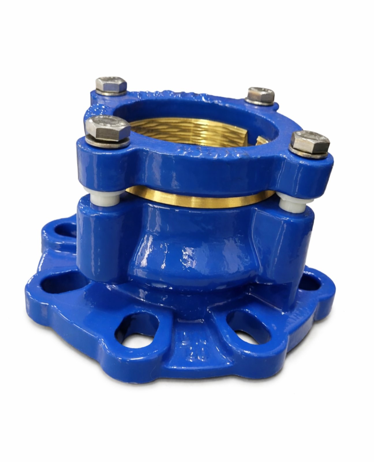 Adaptor flansat antidecuplare p/u conducte HDPE/otel D63/50