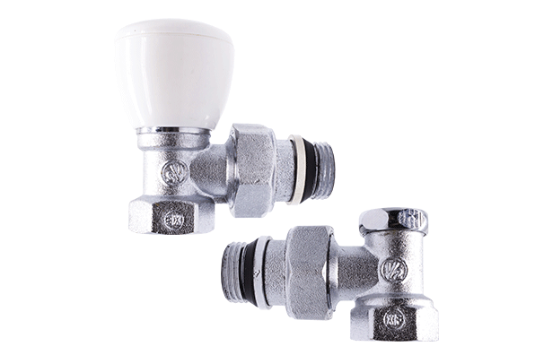 Robineți pentru radiatoare tur, retur